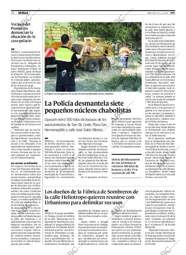 ABC SEVILLA 26-08-2009 página 20