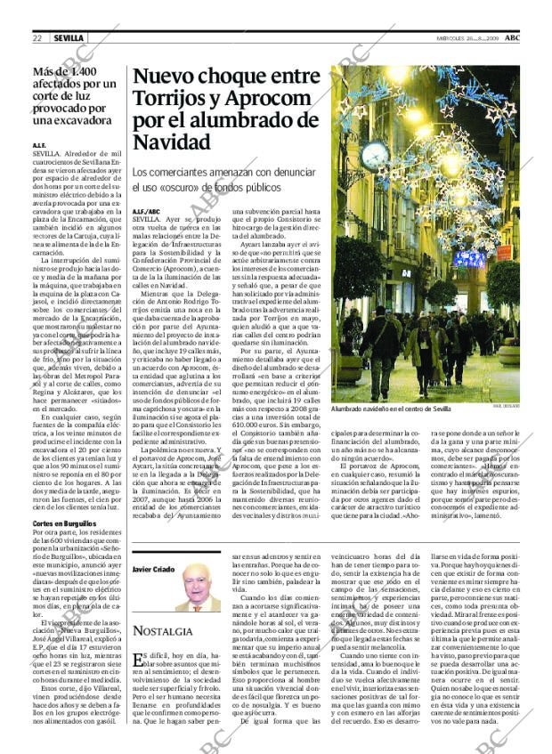 ABC SEVILLA 26-08-2009 página 22