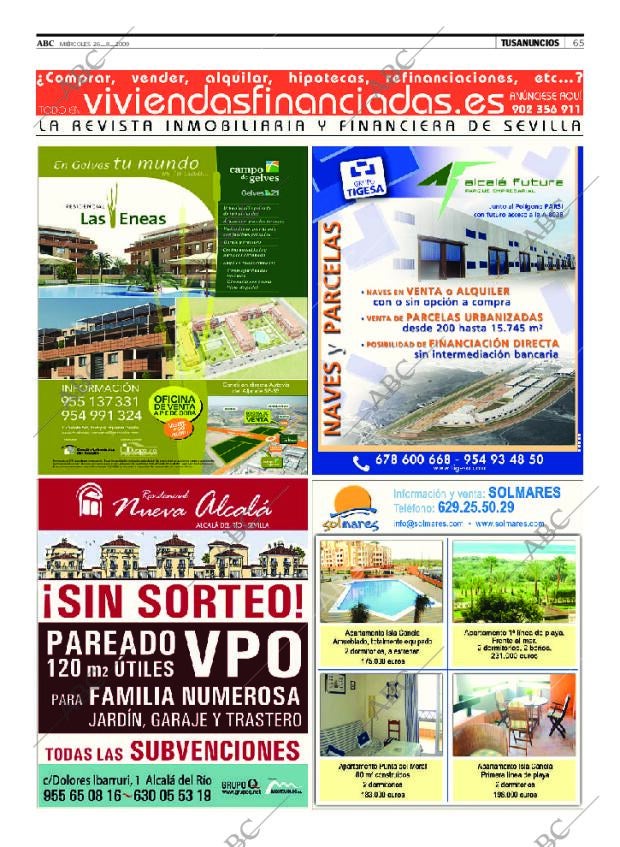 ABC SEVILLA 26-08-2009 página 65