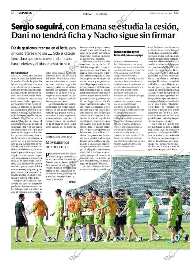ABC SEVILLA 26-08-2009 página 68