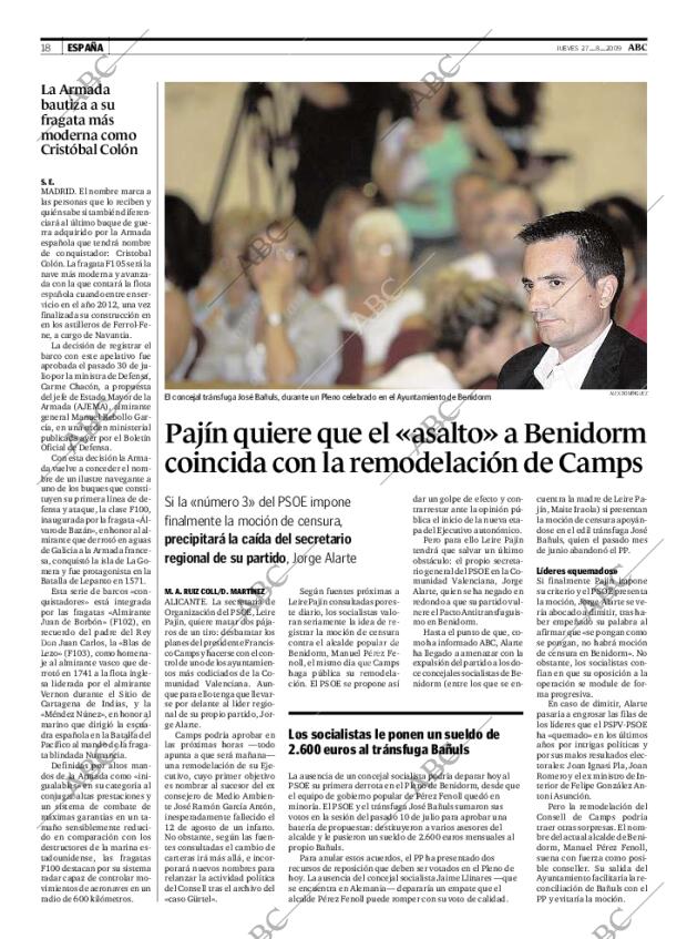 ABC MADRID 27-08-2009 página 18