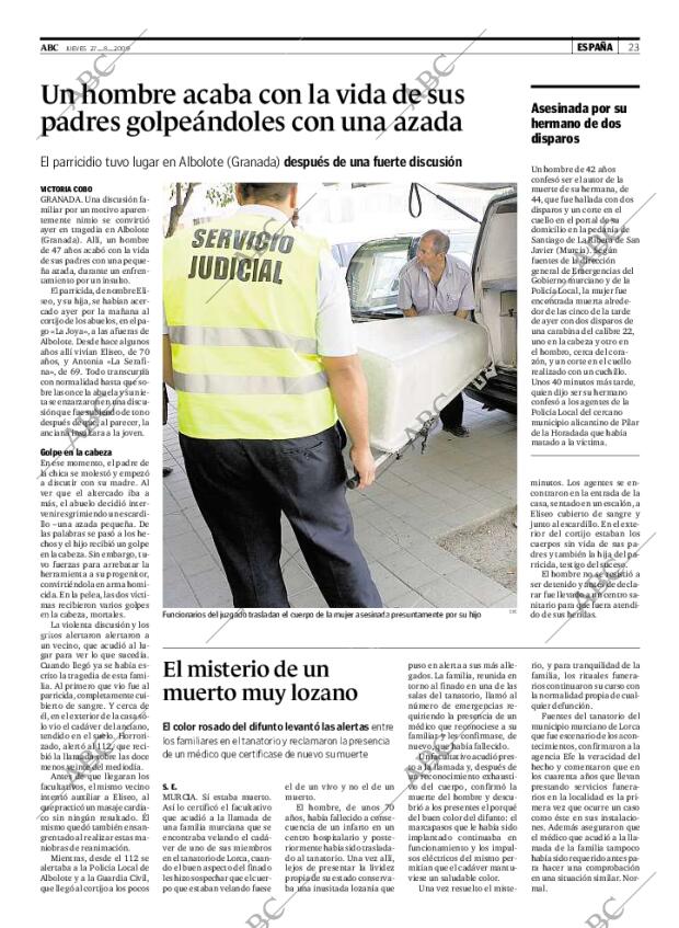 ABC MADRID 27-08-2009 página 23