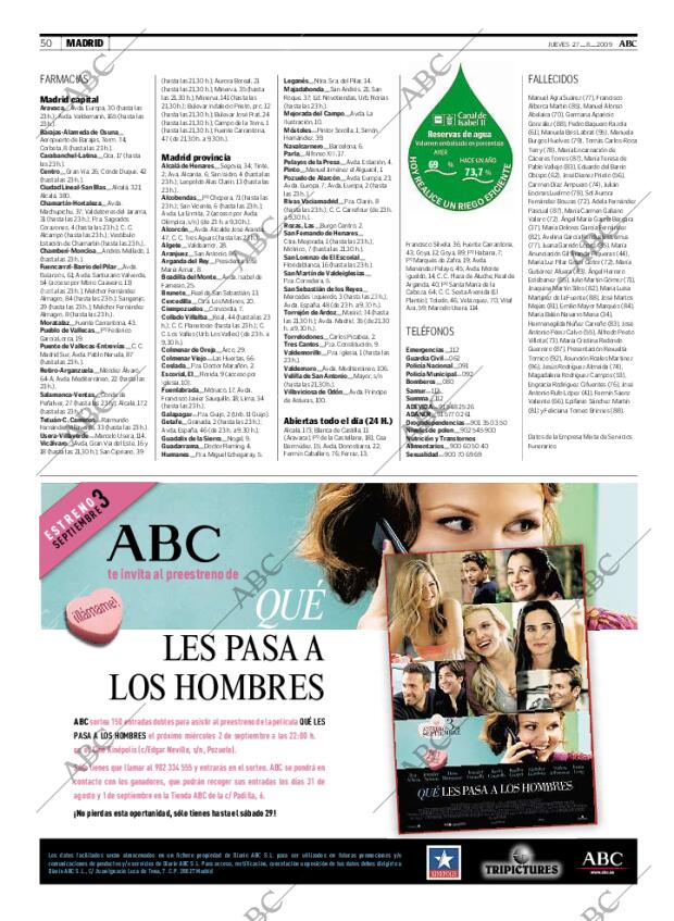 ABC MADRID 27-08-2009 página 50