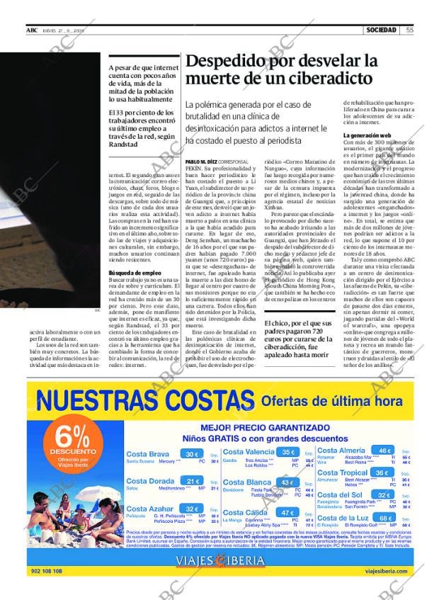 ABC MADRID 27-08-2009 página 55