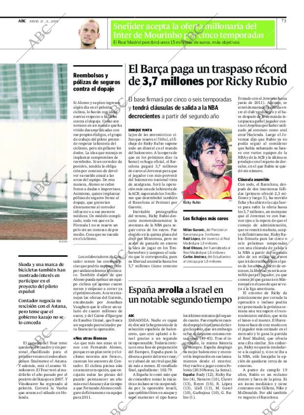 ABC MADRID 27-08-2009 página 73