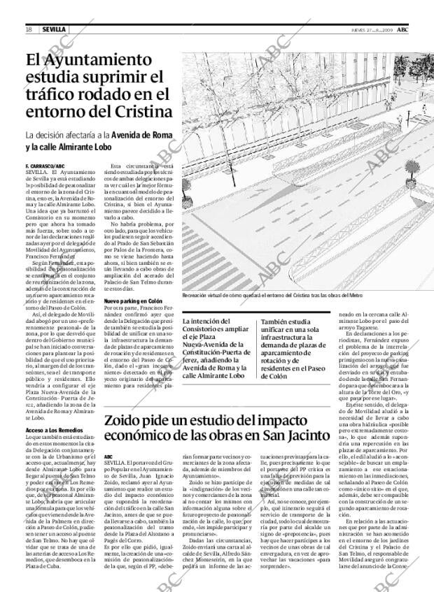 ABC SEVILLA 27-08-2009 página 18