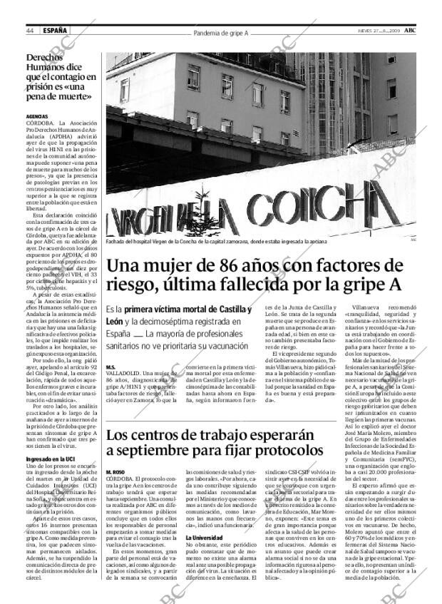 ABC SEVILLA 27-08-2009 página 44