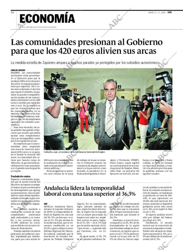 ABC SEVILLA 27-08-2009 página 54
