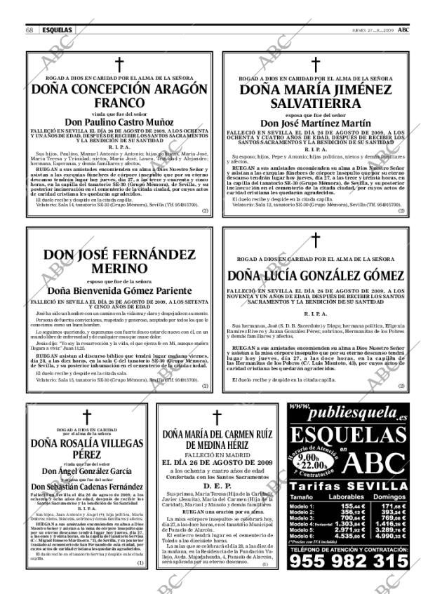 ABC SEVILLA 27-08-2009 página 68