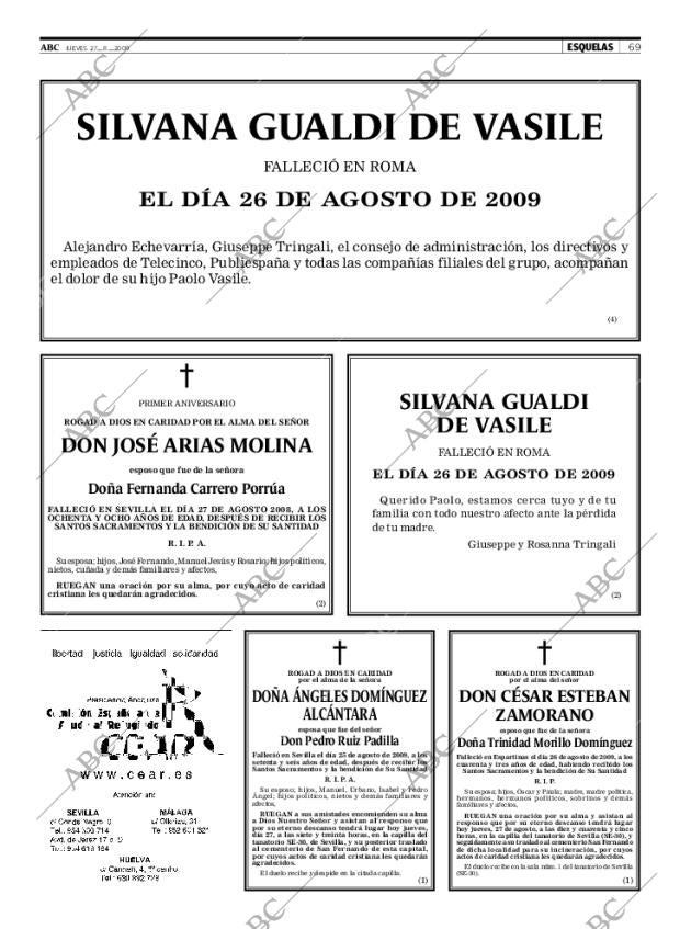 ABC SEVILLA 27-08-2009 página 69