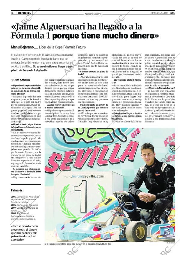 ABC SEVILLA 27-08-2009 página 86