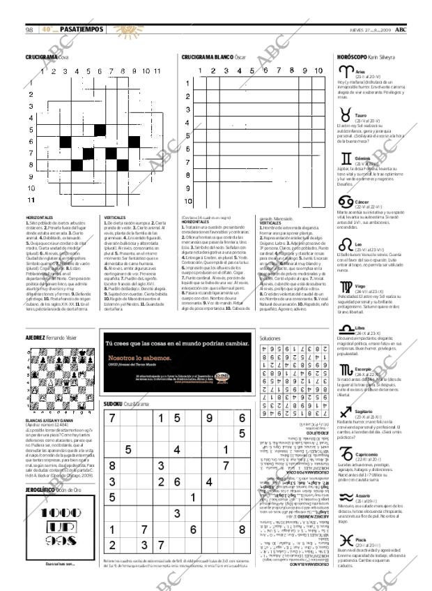ABC SEVILLA 27-08-2009 página 98