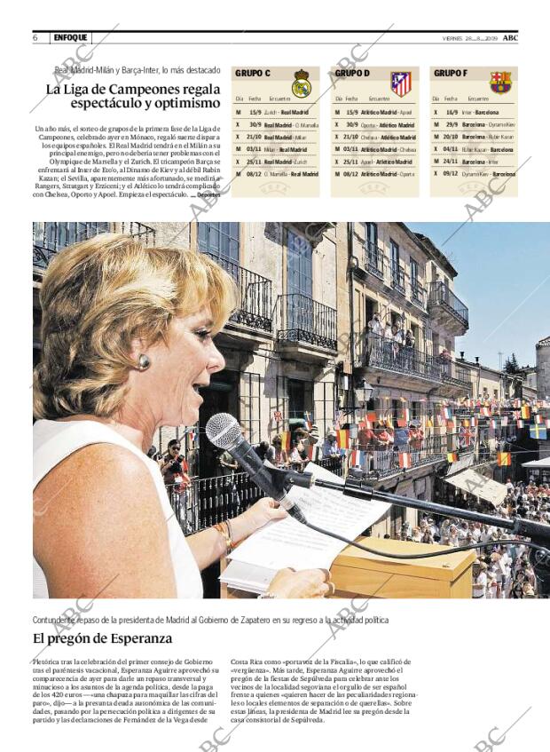 ABC MADRID 28-08-2009 página 6