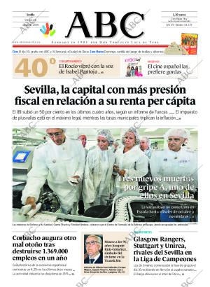 ABC SEVILLA 28-08-2009 página 1