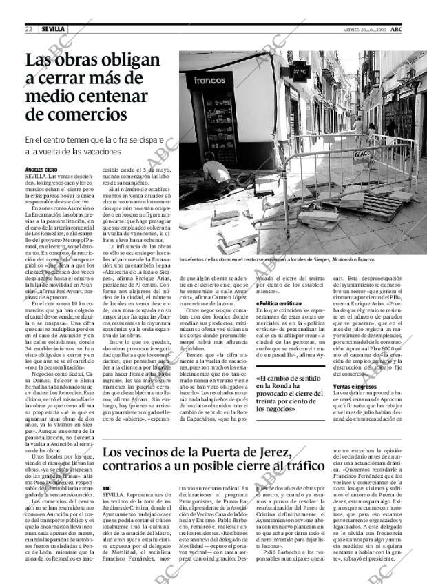 ABC SEVILLA 28-08-2009 página 22