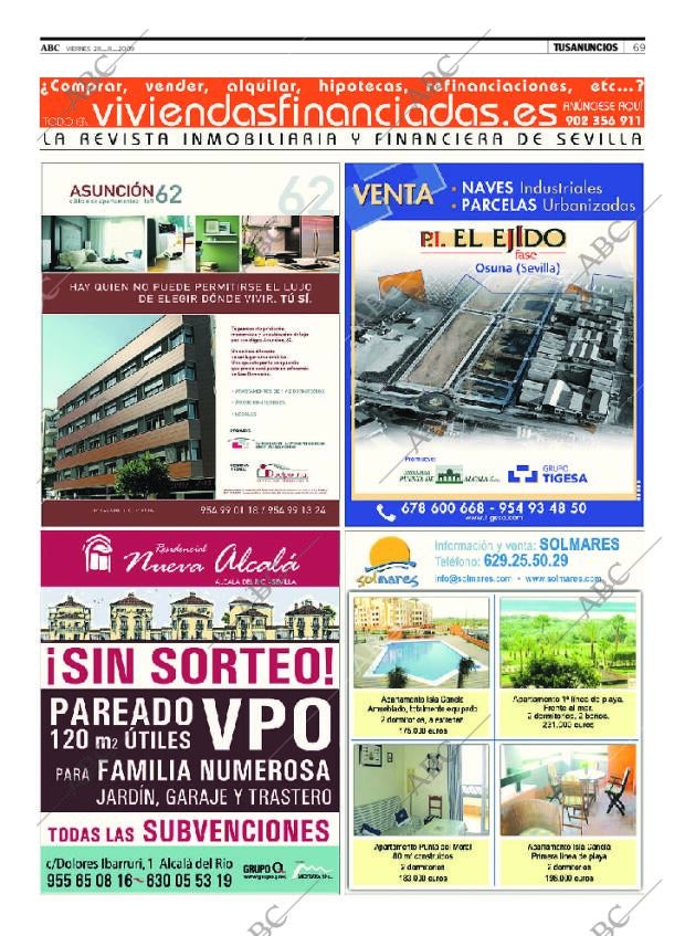 ABC SEVILLA 28-08-2009 página 69