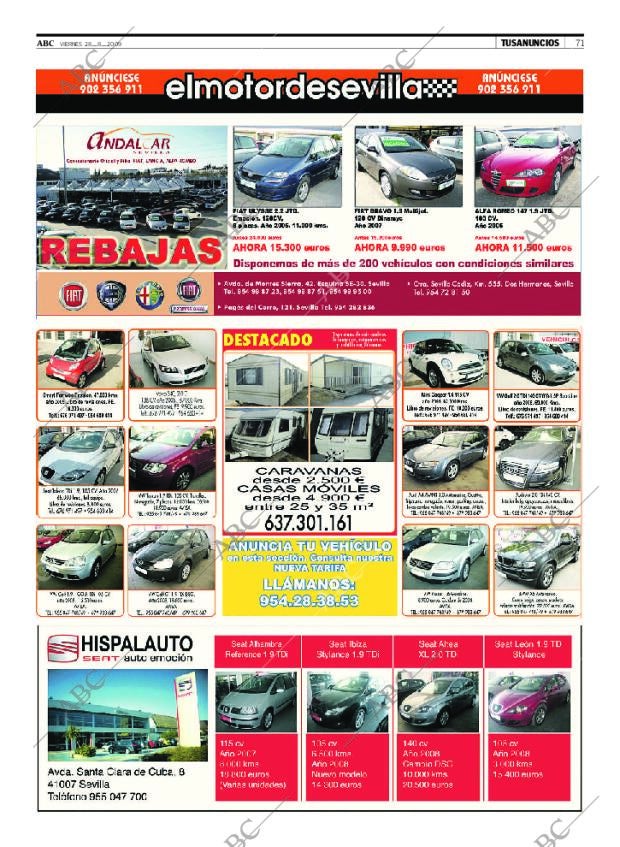 ABC SEVILLA 28-08-2009 página 71