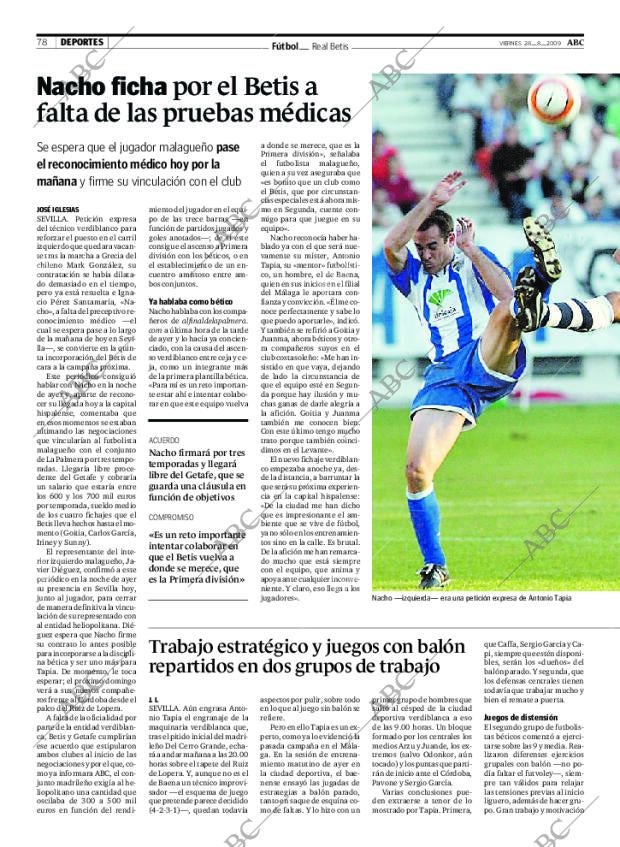 ABC SEVILLA 28-08-2009 página 78