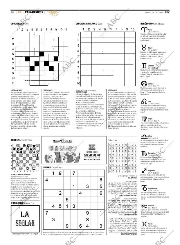 ABC SEVILLA 28-08-2009 página 98