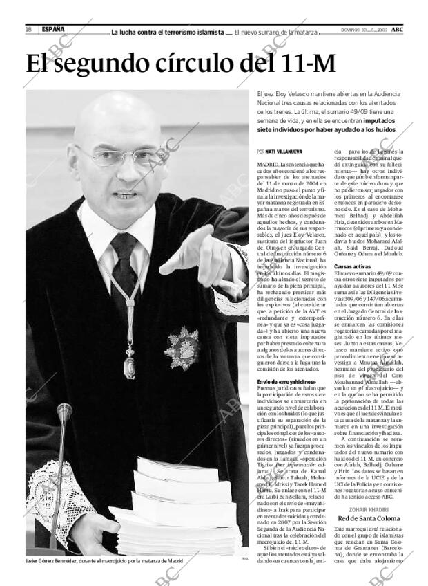 ABC MADRID 30-08-2009 página 18