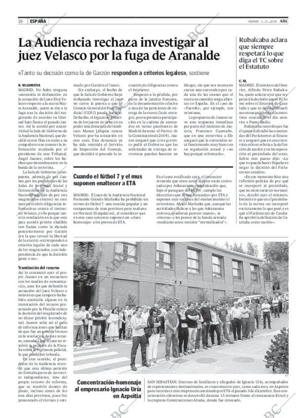 ABC MADRID 04-09-2009 página 18