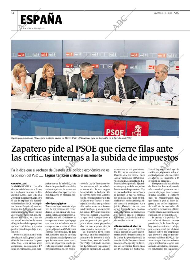 ABC MADRID 08-09-2009 página 14
