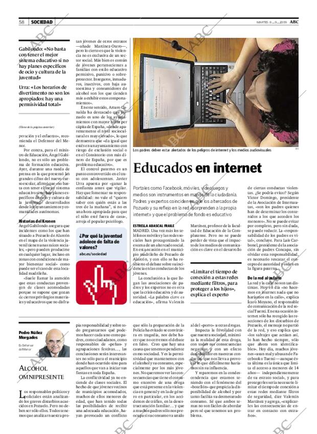 ABC MADRID 08-09-2009 página 58