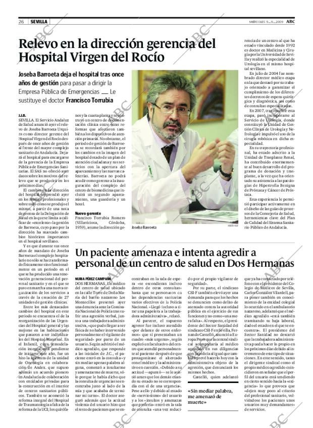 ABC SEVILLA 09-09-2009 página 26