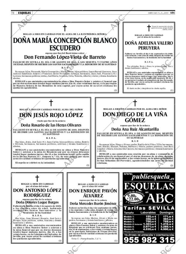 ABC SEVILLA 09-09-2009 página 78