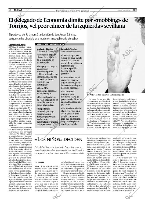 ABC SEVILLA 10-09-2009 página 18