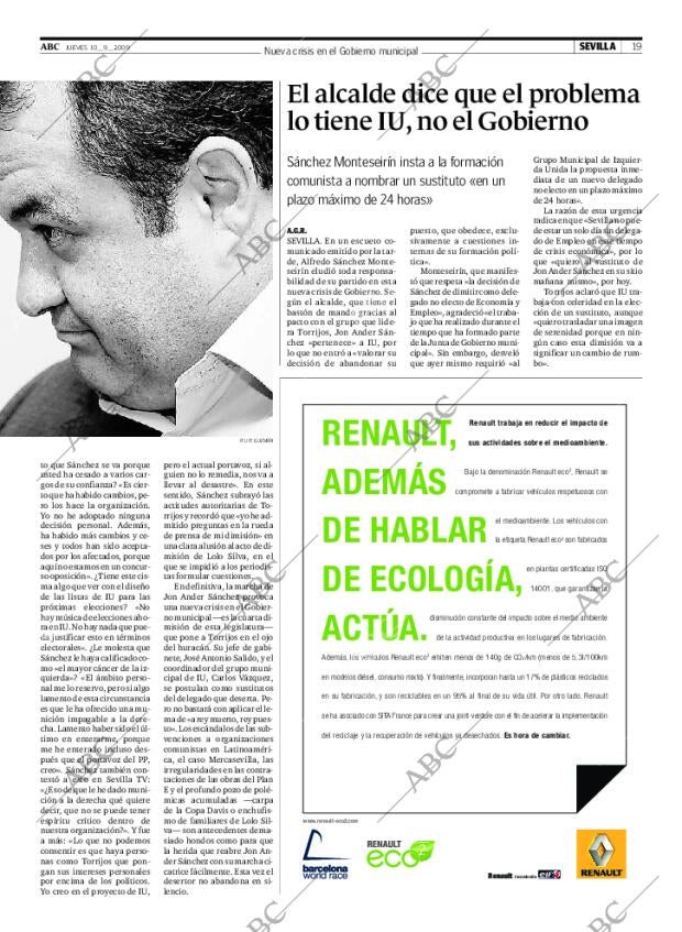 ABC SEVILLA 10-09-2009 página 19