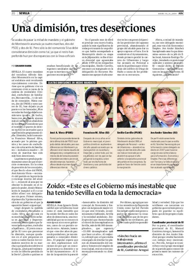 ABC SEVILLA 10-09-2009 página 20