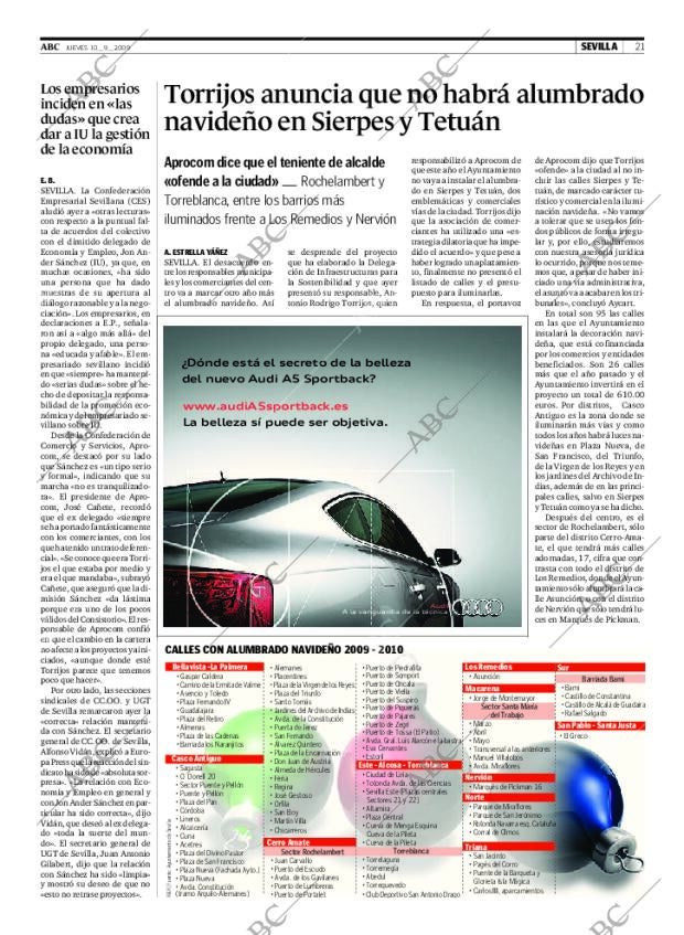 ABC SEVILLA 10-09-2009 página 21