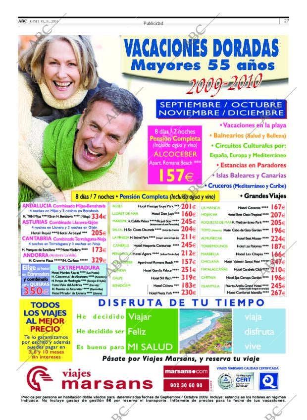 ABC SEVILLA 10-09-2009 página 27