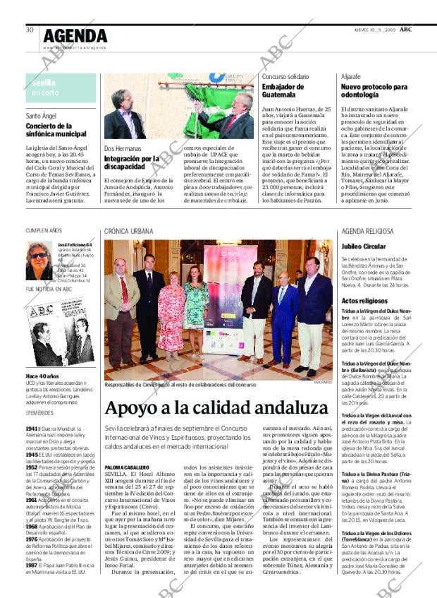 ABC SEVILLA 10-09-2009 página 30