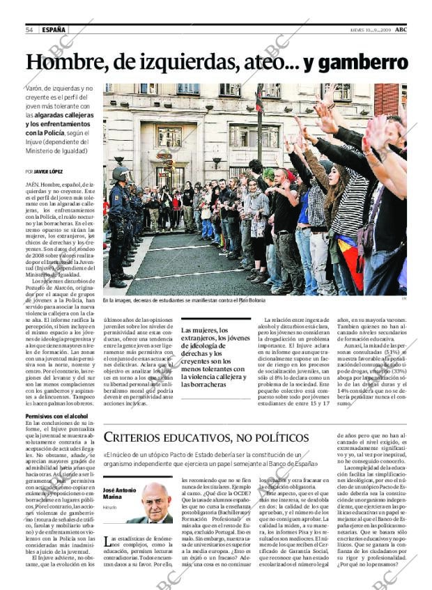 ABC SEVILLA 10-09-2009 página 54