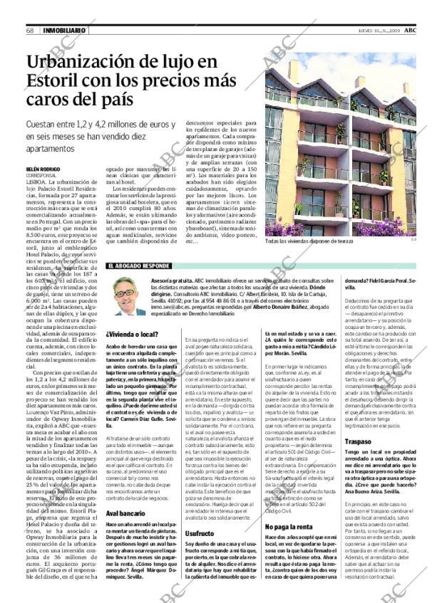 ABC SEVILLA 10-09-2009 página 68