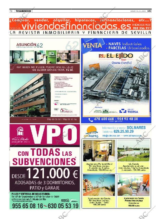 ABC SEVILLA 10-09-2009 página 78