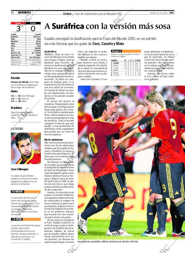 ABC SEVILLA 10-09-2009 página 84