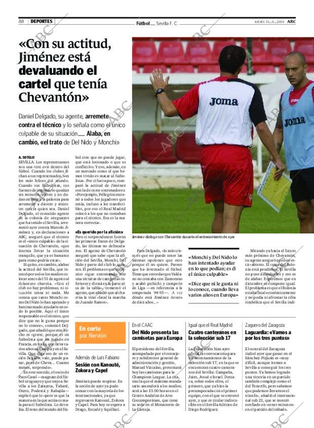ABC SEVILLA 10-09-2009 página 88