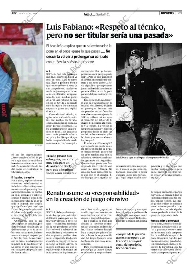 ABC SEVILLA 10-09-2009 página 89