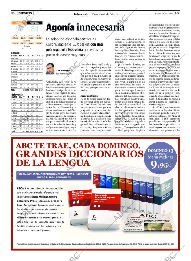 ABC SEVILLA 10-09-2009 página 90