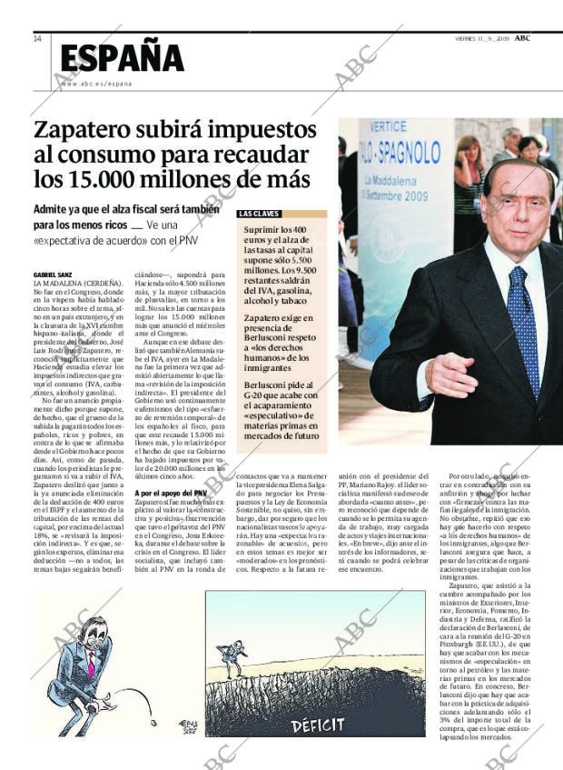 ABC MADRID 11-09-2009 página 14