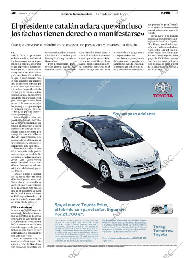 ABC MADRID 11-09-2009 página 19