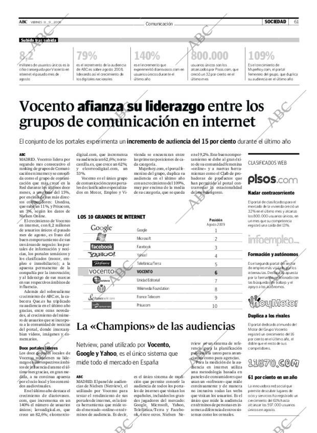 ABC MADRID 11-09-2009 página 61