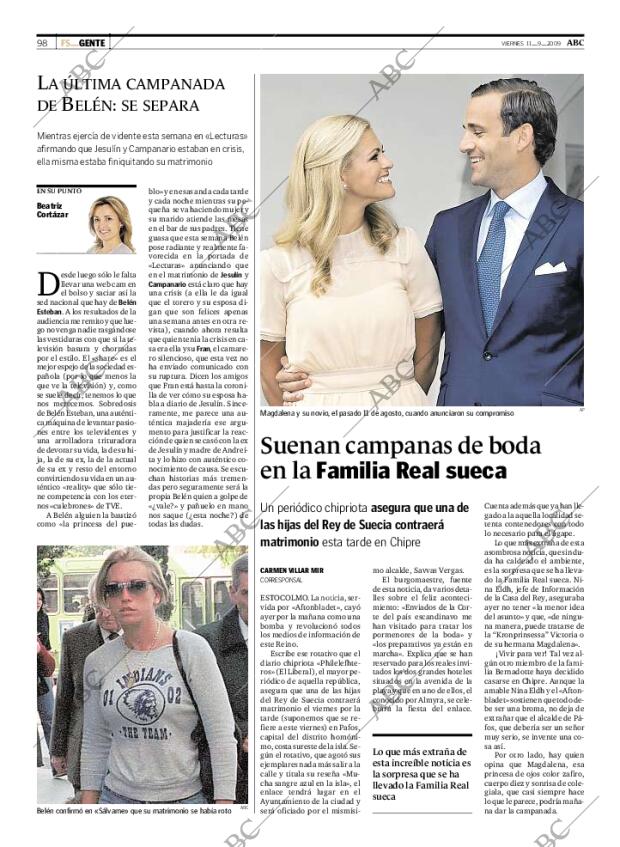 ABC MADRID 11-09-2009 página 98