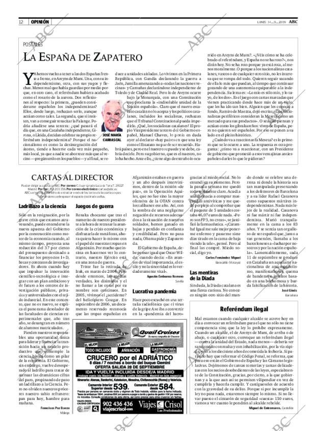 ABC MADRID 14-09-2009 página 12