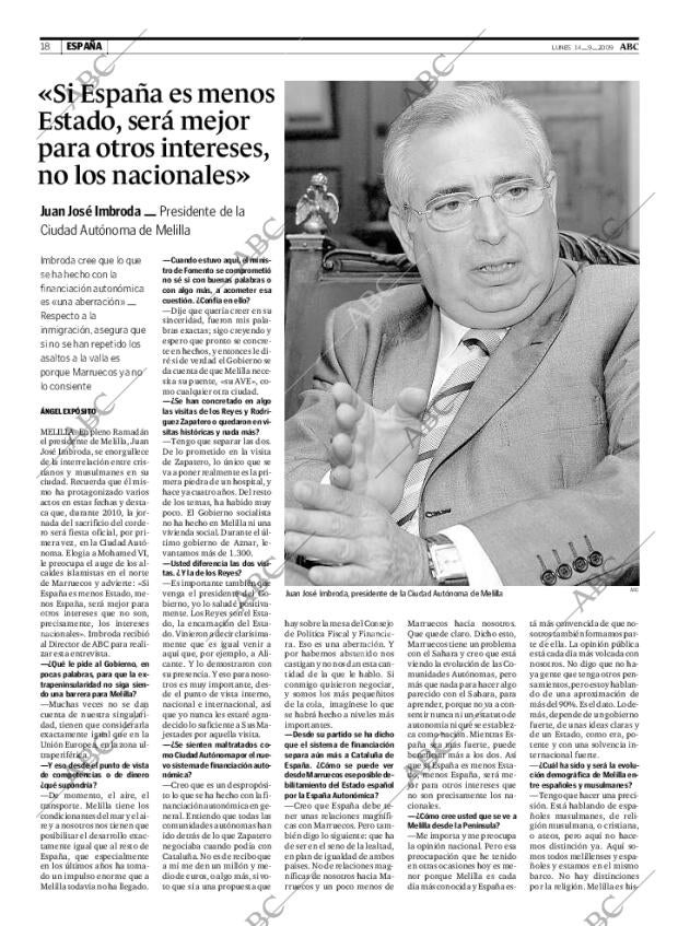 ABC MADRID 14-09-2009 página 18