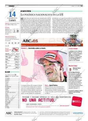 ABC MADRID 14-09-2009 página 2