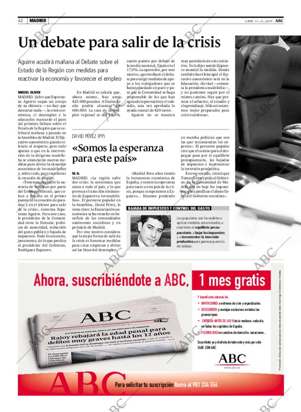 ABC MADRID 14-09-2009 página 42